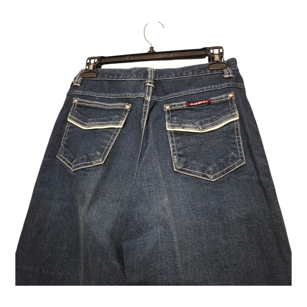 Vintage‎ JAPAN 90s Y2K Jean Nicole Jeans Sz 11/12 Dark Wash Straight Leg 27"X32"
